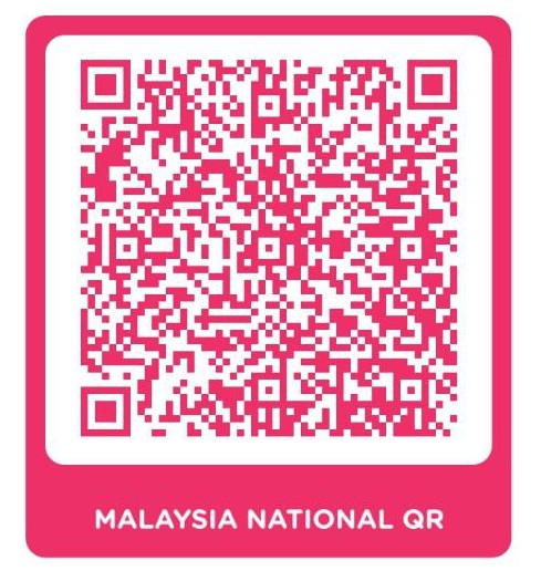 Scan to donate via Malaysian e-wallet